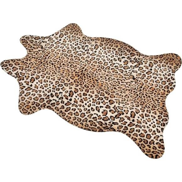 Leopard Rug Cheetah Print Rug Area Carpet Cute Western Decor Animal Skin Rugs - Picture 8 of 8